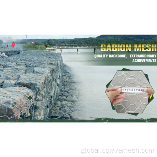 River Bank Gabion Basket Cheap PVC Coated Galvanized Gabion Box Manufactory